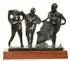 Abbott Lawrence Pattison, Family Group, Bronze with verdigris patina