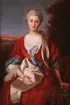Jean-Marc Nattier, Portrait of a Woman with Flowers in Hair, Oil on canvas
