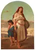 Enrico Fanfani, Hagar and Ishmael, Oil on canvas
