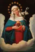 German School, The Immaculate Heart, Oil on canvas