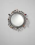 “Sequins” mirror by Line Vautrin, circa 1961, Talosel resin, aluminum, mirrored glass, colored glass, sold Jun 2015