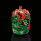 Yoichi Ohira, Unique "Marmo verde e l'avventurina" vase