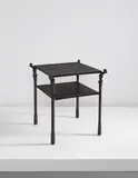 Ingrid Donat, "Chevet femme au collier" table, small version, 2006, Patinated bronze