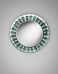 Mirror by Max Ingrand, circa 1964, Mirrored glass, colored glass, painted metal, sold Jun 2015