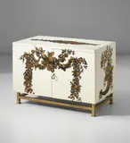"Panoplie" cabinet by Piero Fornasetti, 1950s, Lithographic transfer-printed wood, painted wood, brass, offered Jun 2015