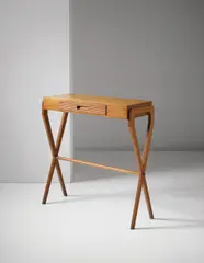 Gio Ponti, Console, circa 1940, Oak-veneered wood, oak, pear wood