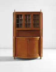 Vitrine by Josef Hoffmann, circa 1906, Beechwood, marble, brass, leaded glass, offered Dec 2015