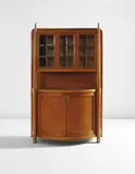 Josef Hoffmann, Vitrine, circa 1906, Beechwood, marble, brass, leaded glass