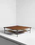 Ingrid Donat, "Grande table basse", 2003, Patinated bronze, parchment