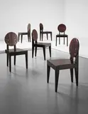 André Sornay, Set of six side chairs