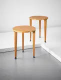 Jacques Quinet, Pair of side tables, model no. 3578
