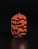 Unique "Gli Alberi Della Vita" vase by Yoichi Ohira, 2003, Hand-blown glass canes with murrine , granular inserts, and gold leaf; partial inciso and polished surface, sold Dec 2015