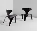 Poul Kjærholm, Pair of lounge chairs, model no. PK 0