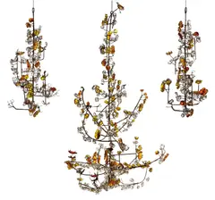 William Barriss Martin, Untitled sculpture from Philip Johnson's Beck House, Dallas, circa 1964, Patinated brass, glass