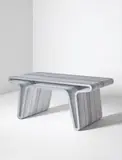Marc Newson, “Extruded Table 3", 2008, Striato Olimpico marble