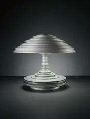 Sebastian Brajkovic, "Lathe Lamp Grey", 2011, Anodized aluminum