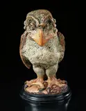 R. W. Martin & Brothers, Hawkish "Barrister" bird jar and cover