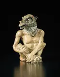 R. W. Martin & Brothers, Grotesque "Birdman" beast jar and cover