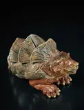 Grotesque and smiling armadillo by R. W. Martin & Brothers, April 1894, Salt-glazed stoneware, sold Dec 2015