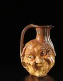 "Brother Jonathan" and "John Bull" jug by R. W. Martin & Brothers, May 1899, Salt-glazed stoneware, sold Dec 2015