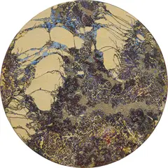 Mark Flood, Wave, 2002, acrylic on canvas, laid on wood
