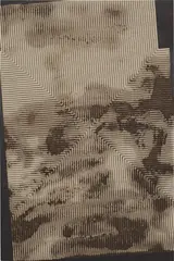 Ned Vena, Untitled, 2011, rubber on linen, laid on wood