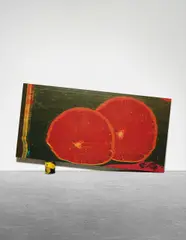 GuytonWalker, Untitled, 2009, offset on drywall, paint can