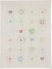 The seasons cycle winterspring by Gedi Sibony, 2013, spray paint on reinforced canvas drop cloth, sold Mar 2014
