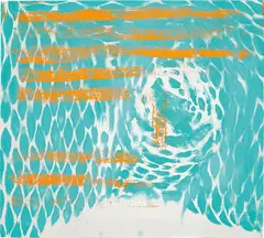 Charline Von Heyl, Untitled (L.S.#1), 2007, oil on canvas