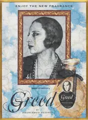 Francesco Vezzoli, Enjoy the New Fragrance (Tamara de Lempicka for Greed), 2009, inkjet, brocade, wool, cotton, metallic embroidery, custom jewelry
