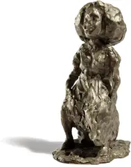 Chris Ofili, Half Moon (Silver), 2005, nickel silver