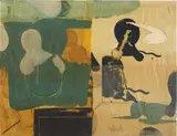 Neo Rauch, Untitled, 1994, oil on pieced paper