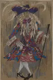 Laura Owens, Untitled (Ballet Russe)