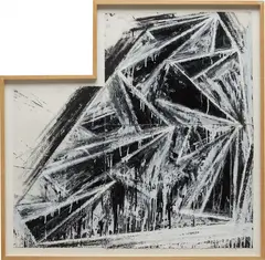 Vinalhaven by Mel Bochner, 1984, oil and enamel on 3 sheets of sized paper, sold Mar 2014