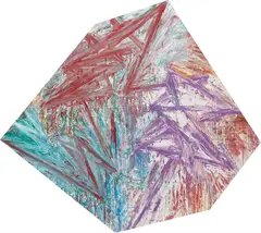 Mel Bochner, Vortex, 1985, oil on sized canvas