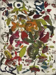 Untitled by Ross Bleckner, 2006, oil on paper on canvas, sold Mar 2014