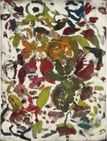 Ross Bleckner, Untitled, 2006, oil on paper on canvas