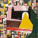 Tal R, Autograph Habakuk, 2005, oil, paper, chalk on canvas