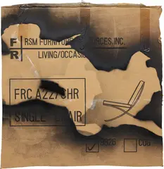 Paulina Olowska, Untitled, 2005, adhesive tape, spray paint on cardboard
