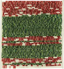 December 2003 by Danica Phelps, 2003, watercolor on recycled currency, offered Mar 2014