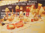 Candice Breitz, Words (from the Lyric Mirrors Series), 2006, inkjet on mirror