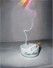 Jeremy Blake, Eden Roc, 2002, oil on canvas