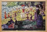 Vik Muniz, A Sunday on La Grande Jatte, after Georges Seurat (Gordian Puzzles), 2009, chromogenic print