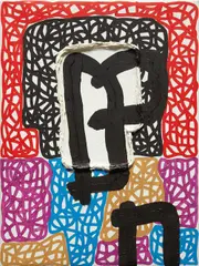 Reasonable Honor by Jonathan Lasker, 2007, oil on linen, sold Mar 2014