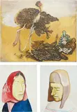 Neal Tait, Three works: (i) Untitled, 2007; (ii) Acceptance, 2001; (iii) The Hat