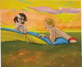 Lukas Duwenhögger, Ostia, 2000, oil on canvas