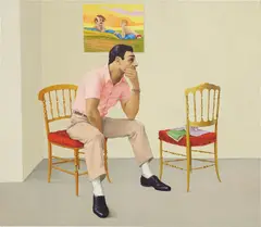 Lukas Duwenhögger, Multiple Devotions, 2000, oil on canvas