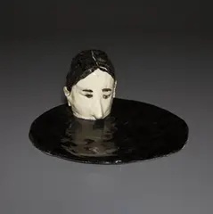 Pond by Klara Kristalova, 2007, glazed stoneware, sold Mar 2014