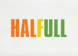 Kay Rosen, Halfull, 2004, colored pencil on paper