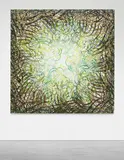 Ryan McGinness, Untitled, 2006, acrylic on canvas, laid on panel